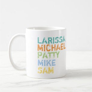 Mug nom de famille (mère, père et fils)