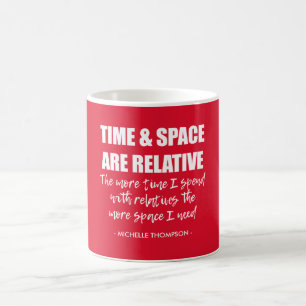 Mug Nom de famille personnalisé drôle Citation Rouge
