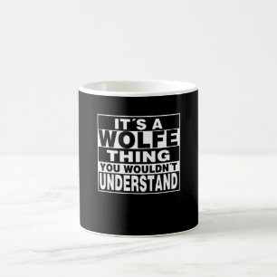 Mug Nom de famille WOLFE Cadeau personnalisé