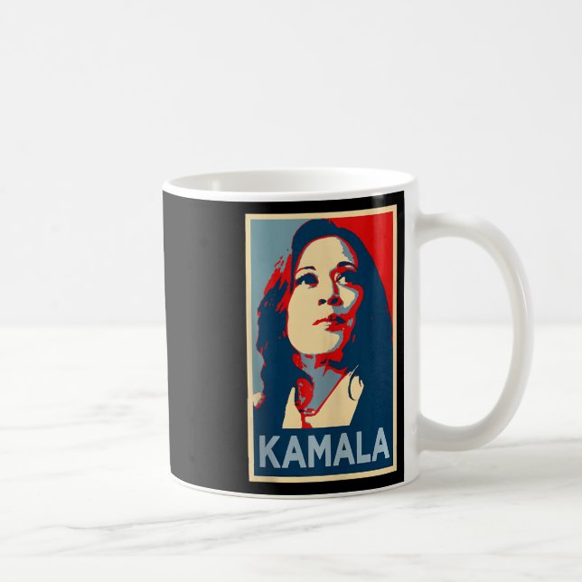 Mug Nom de fille Kamala Harris Hope Poster 47 Suppo (Droite)