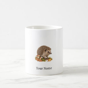 Mug Nom de hérisson personnalisé Cadeau d'automne