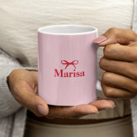 Nom de la boîte rose et rouge personnalisée