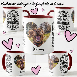 Mug Nom de la meilleure amie du chien Photo personnali