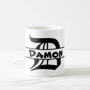 Mug Nom de la Personnaliser Lettre ornement