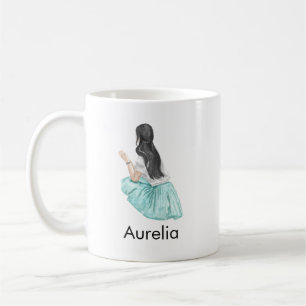 Mug Nom de la Personnaliser minimaliste de charme élég