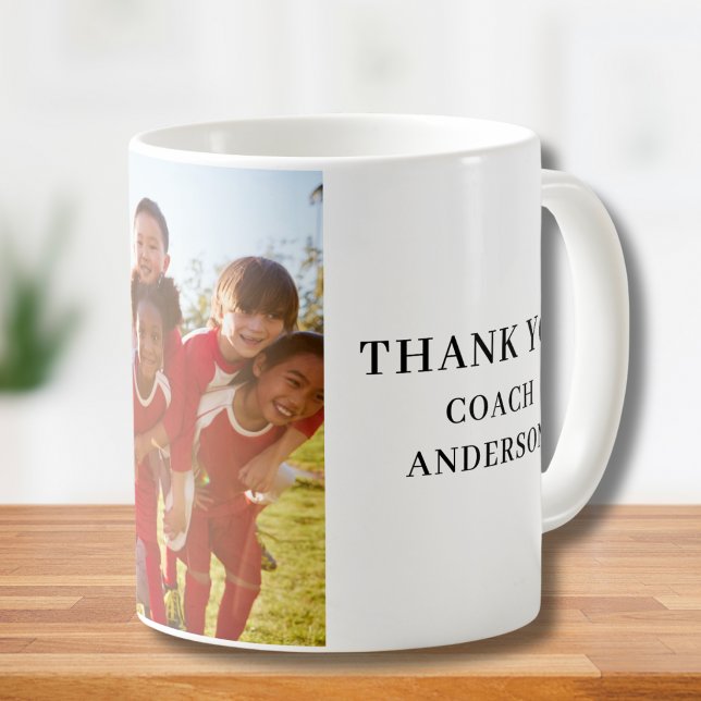 Mug Nom de la photo Merci Coach  (Créateur téléchargé)