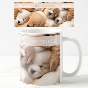 Mug Nom de l'Amoureux des chiens des chiots mignons Mu
