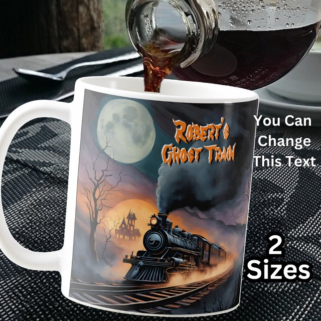 Mug Nom De L'Annonce : Ghost Train Halloween Night Ste (Créateur téléchargé)