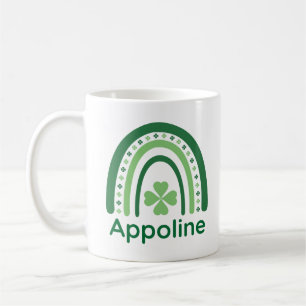 Mug Nom de l'appoline Boho arc-en-ciel