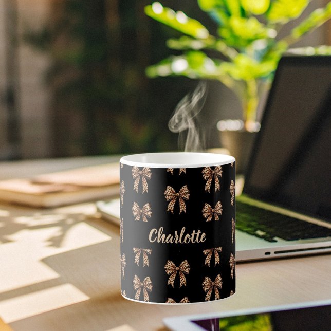 Mug Nom de l'arc léopard noir (Créateur téléchargé)