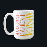 Mug NOM DE L'ENSEIGNANT coloré arc-en-ciel empilement<br><div class="desc">par kat massard >>> https://linktr.ee/simplysweetpaperie << LE cadeau parfait,  pratique (et flatteur) pour l'enseignant ou l'éducateur de votre enfant - personnalisé avec son nom - l'envie totale de la salle du personnel</div>