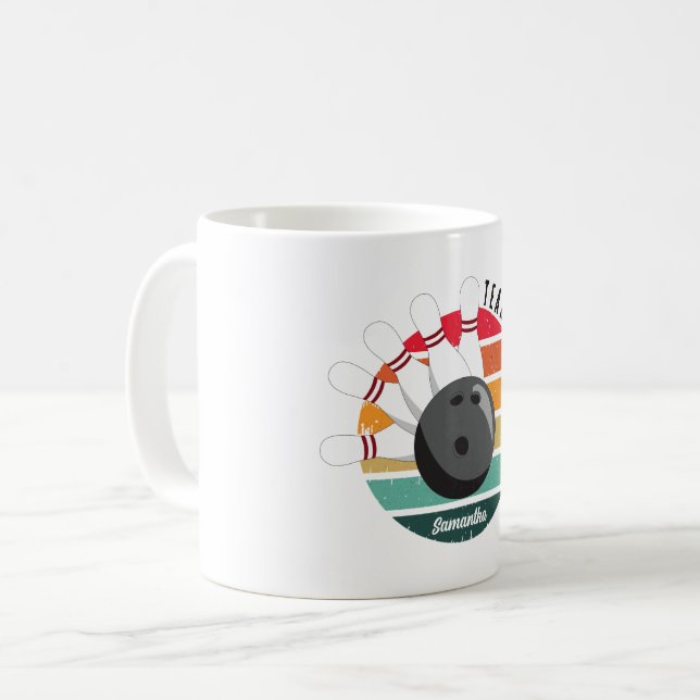 Mug Nom de l'équipe et du joueur des corbeilles Retro  (Devant gauche)