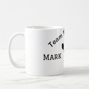 Mug Nom de l'équipe ici ajouter le nom paddle golf à b