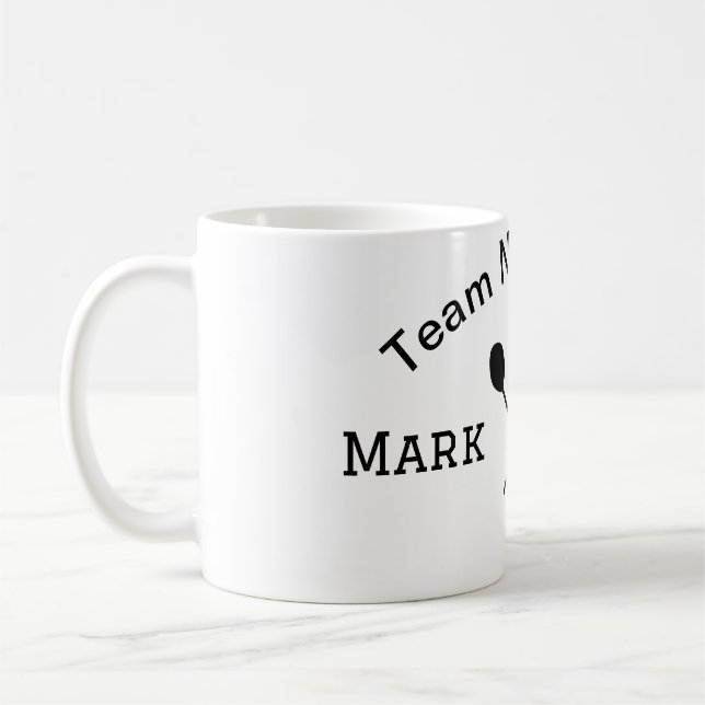 Mug Nom de l'équipe ici ajouter le nom paddle golf à b (Gauche)