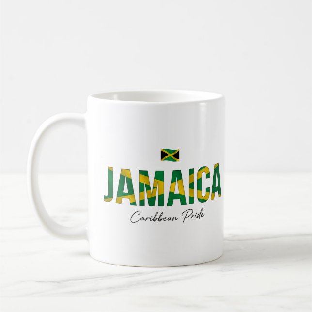 Mug Nom de l'île de Jamaïque | Fierté quotidienne (Gauche)