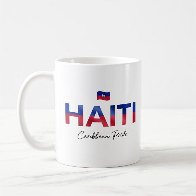 Mug Nom de l'île d'Haïti | Fierté quotidienne (Gauche)