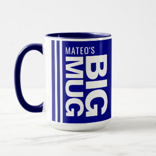 Mug Nom de nouveauté personnalisé et initiale   Big Na