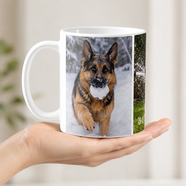 Mug Nom de photo de Berger Allemand GSA (Créateur téléchargé)