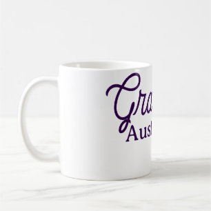 Mug nom de remise des diplômes violet simple minimal s