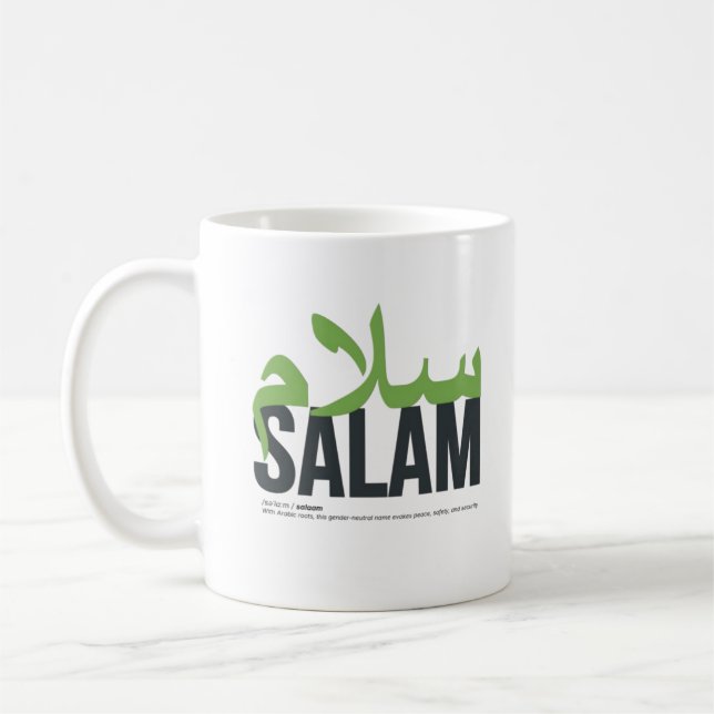 Mug Nom de salam Pronononciation et signification (Gauche)