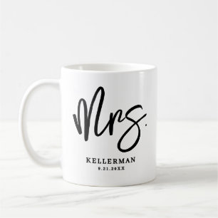 Mug Nom de script personnalisé Mme.