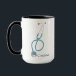 Mug Nom de stéthoscope Médicale assistant personnalisé<br><div class="desc">Nos assistants médicaux sont d'une grande aide quand nous en avons le plus besoin et cette tasse de café est un grand cadeau parce que qui ne veut pas une tasse cool de joe ou de chocolat chaud par jour froid. Customisez le nom en cliquant sur le bouton "Personnaliser" ci-dessus...</div>