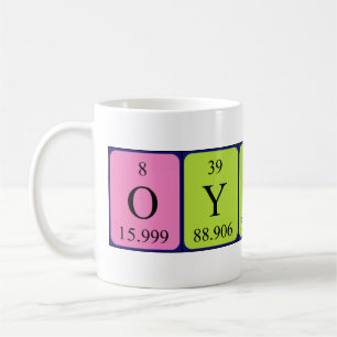 mug nom de table périodique Øyvind