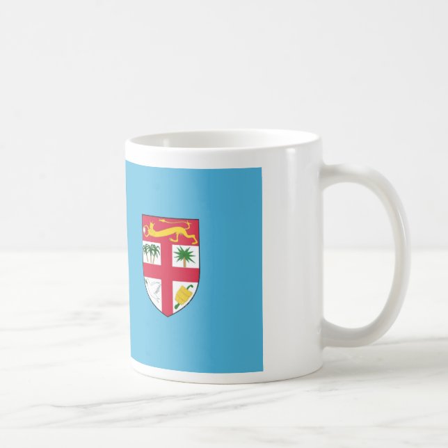 Mug nom des textes de drapeau de pays du Fiji (Droite)