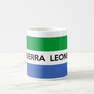 Mug nom des textes de pays de drapeau de la Sierra