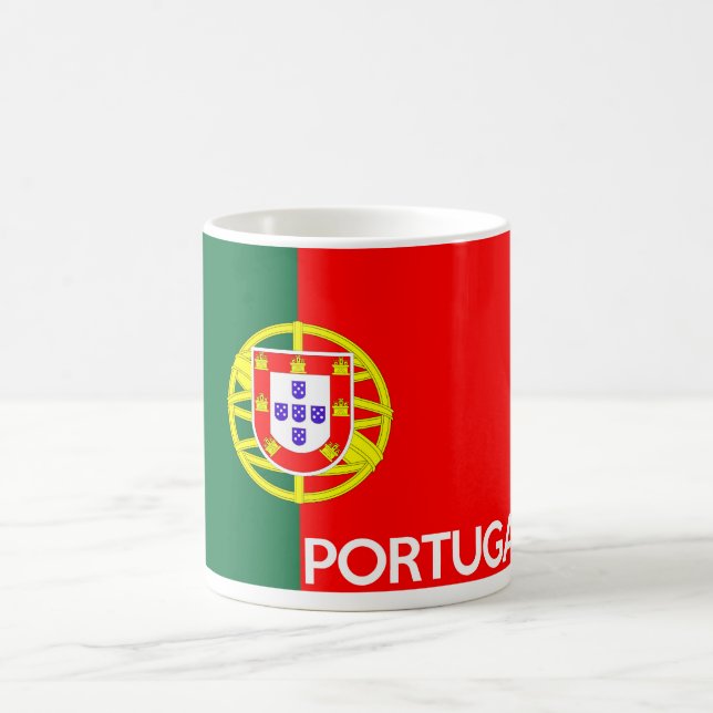 Mug nom des textes de pays de drapeau du Portugal (Centre)