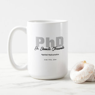 Mug Nom Diplômé Keepsaké PhD