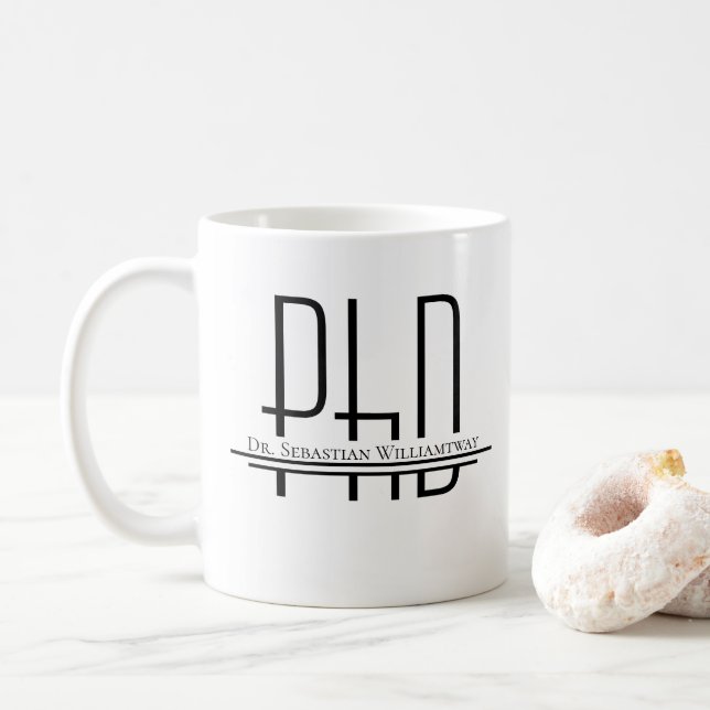 Mug Nom Doctorat (Avec donut)