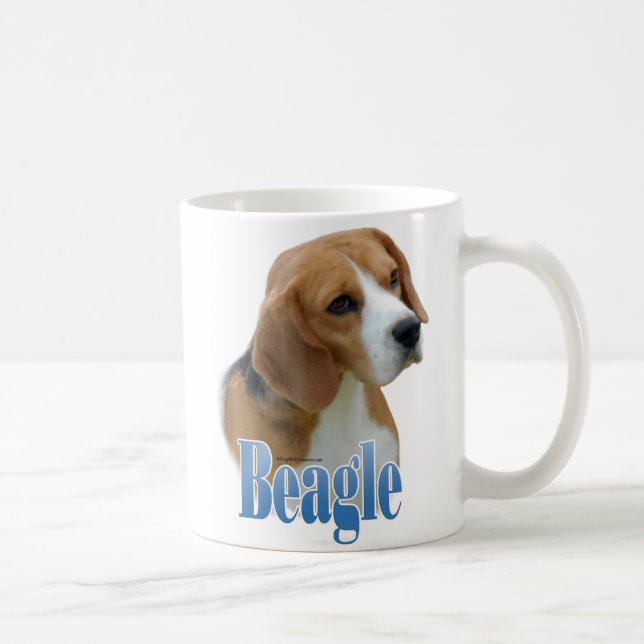 Mug Nom du beagle (Droite)
