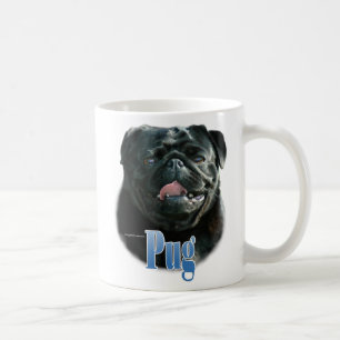 Mug Nom du carlin (noir)