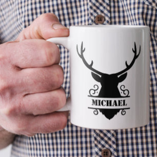 Mug Nom du cerf rustique