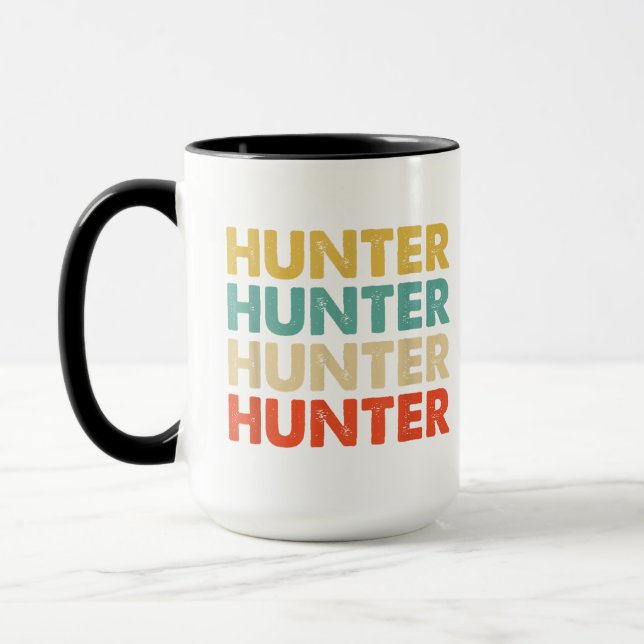 Mug Nom du chasseur Chemises et cadeaux Nom du chasseu (Gauche)