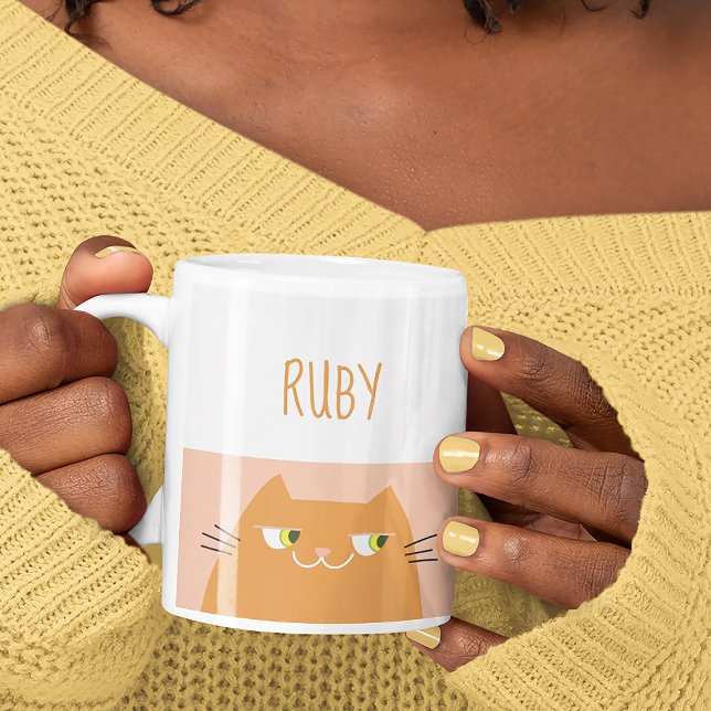 Mug Nom du Chat Orange (Créateur téléchargé)