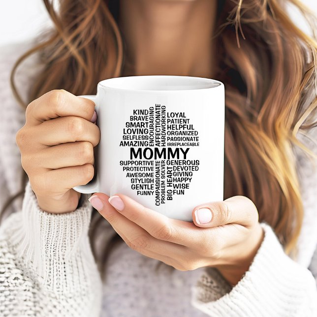Mug Nom du cloud Mommy Word (Créateur téléchargé)