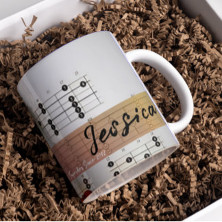 Mug Nom du couple personnalisé Nom personnalisé Musiqu