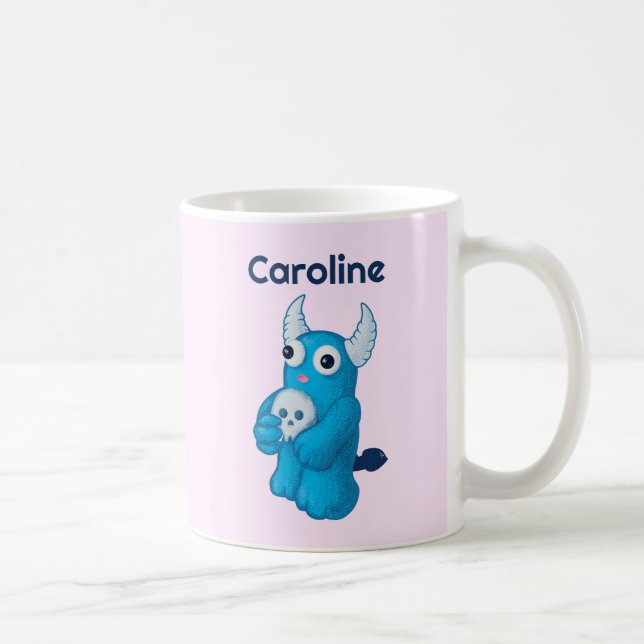 Mug Nom du personnage du dessin de l'Halloween Demon (Droite)