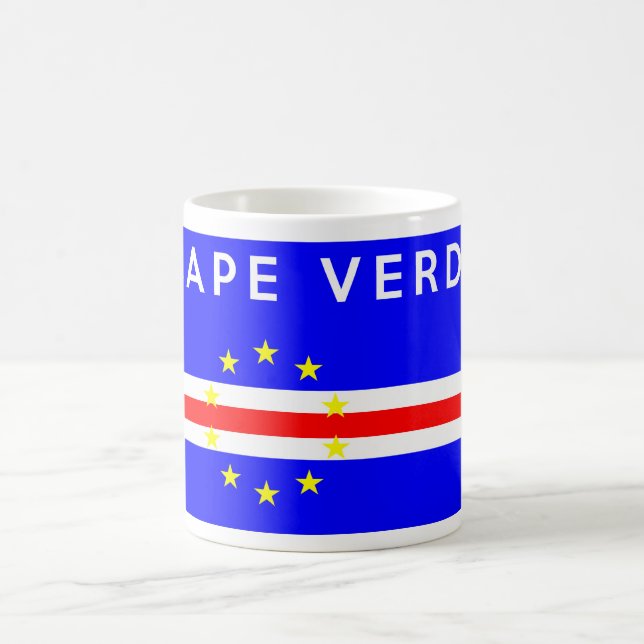 Mug nom du symbole du pays cape verde (Centre)