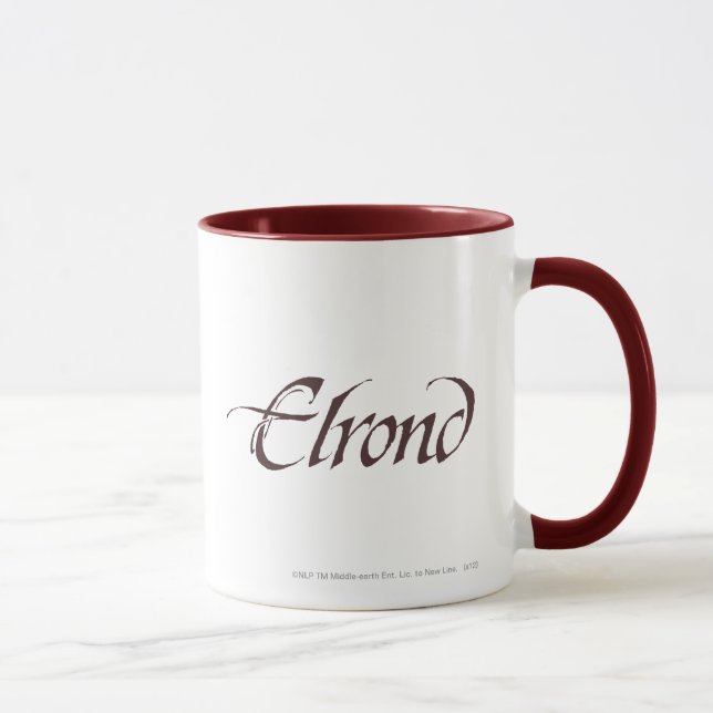 Mug Nom ELROND™ Solide (Droite)