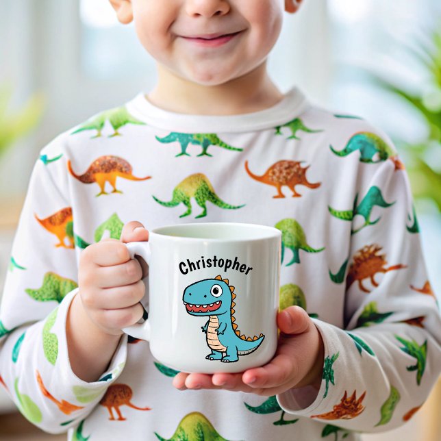 Mug Nom Enfants Dinosaur Funny (Créateur téléchargé)