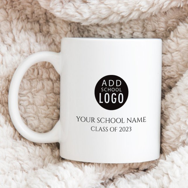 Mug Nom et logo de l'école personnalisée (Créateur téléchargé)