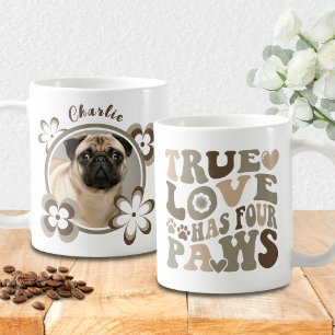 Mug Nom et photo de chien de compagnie personnalisés r