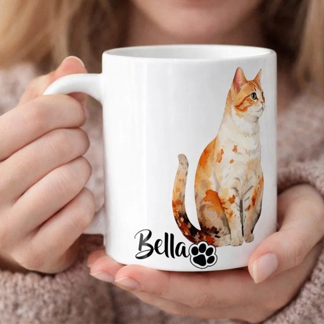Mug Nom et photo de typographie moderne simple et cool (Créateur téléchargé)