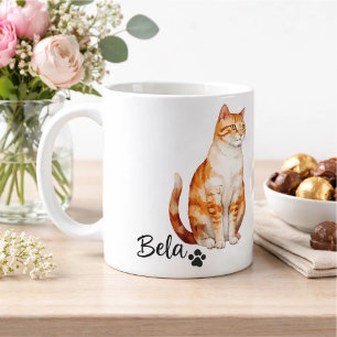 Mug Nom et photo de typographie moderne simple et cool