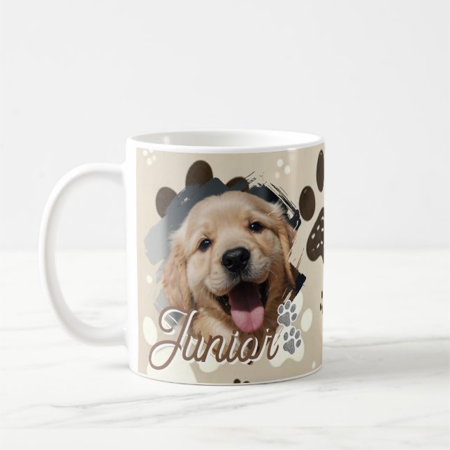 Mug Nom et photo de typographie moderne simple et cool (Gauche)