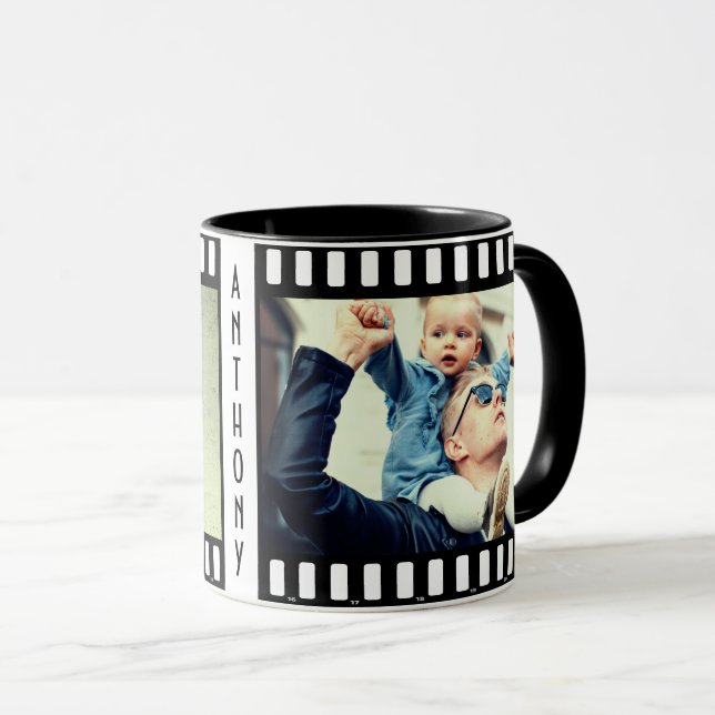 Mug Nom et photo personnalisés (Devant droit)