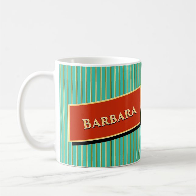 Mug Nom et Zodiac Barbara et Gemini (Gauche)